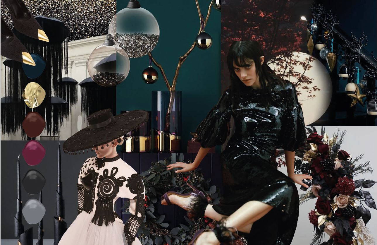 Moodboard trend Forceful Glam